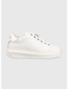 Δερμάτινα αθλητικά παπούτσια Karl Lagerfeld KAPRI KC χρώμα: άσπρο, KL62523F F3KL62523F