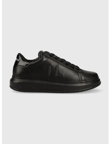Δερμάτινα αθλητικά παπούτσια Karl Lagerfeld KAPRI MENS χρώμα: μαύρο, KL52515A F3KL52515A