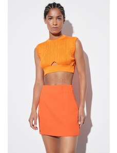 Trendyol Μπλούζα - Πορτοκαλί - Εφαρμοστό