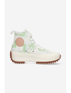 Πάνινα παπούτσια Converse Run Star Hike χρώμα: πράσινο