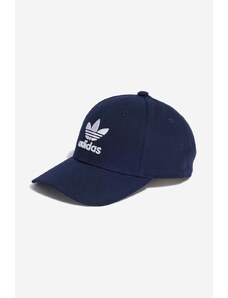 Βαμβακερό καπέλο του μπέιζμπολ adidas Originals χρώμα: ναυτικό μπλε