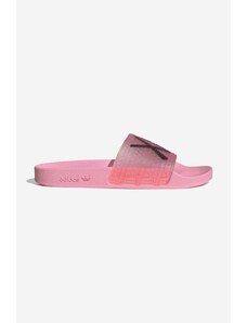 Παντόφλες adidas Originals Adilette HQ6856 χρώμα: ροζ