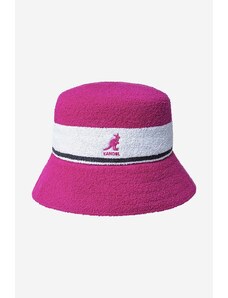 Καπέλο Kangol Bermuda Bucket χρώμα: ροζ