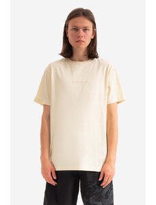 Βαμβακερό μπλουζάκι Maharishi χρώμα μπεζ 9753.ECRU