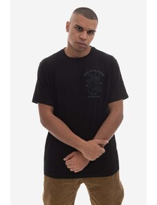 Βαμβακερό μπλουζάκι Maharishi χρώμα μαύρο 4093.BLACK