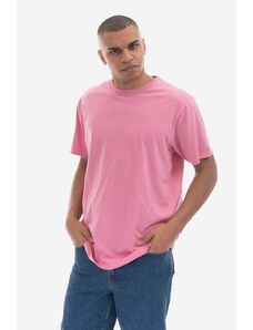 Βαμβακερό μπλουζάκι Maharishi χρώμα: μοβ F30
