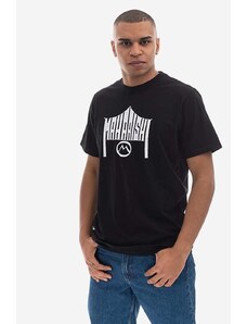 Βαμβακερό μπλουζάκι Maharishi χρώμα μαύρο 9928.BLACK