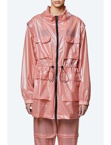 Αδιάβροχο Rains Zip Off Parka χρώμα: ροζ F30