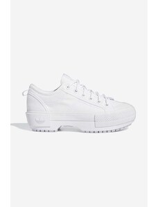Πάνινα παπούτσια adidas Originals Nizza Trek Low W χρώμα: άσπρο
