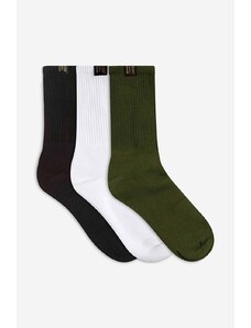 Κάλτσες Maharishi Sports 3-pack χρώμα: πράσινο