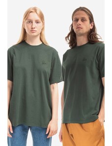Βαμβακερό μπλουζάκι by Parra Logo χρώμα: πράσινο