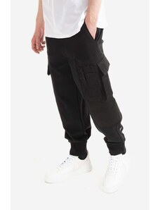 Neil Barrett Παντελόνι Neil Barett Hybrid Workwear Loose Sweatpants χρώμα: μαύρο