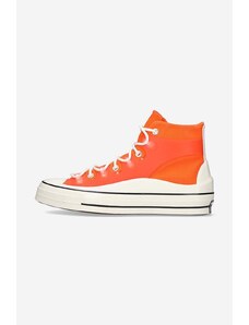 Πάνινα παπούτσια Converse 172254C χρώμα: πορτοκαλί