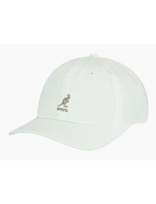 Βαμβακερό καπέλο του μπέιζμπολ Kangol Washed Baseball χρώμα: άσπρο