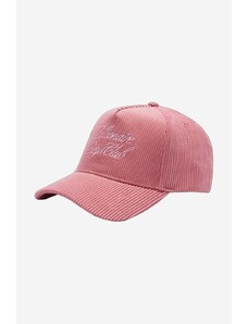 Καπέλο Billionaire Boys Club Corduroy Cap B22241 PINK χρώμα: ροζ
