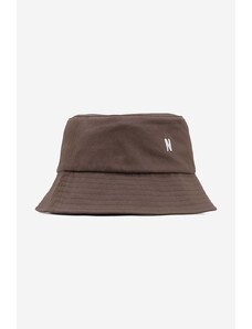 Βαμβακερό καπέλο Norse Projects χρώμα καφέ N80.0101.2067