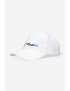 Κοτλέ καπέλο μπέιζμπολ Helly Hansen Graphic Cap χρώμα: άσπρο