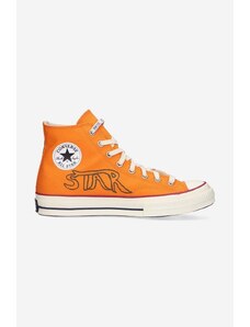 Πάνινα παπούτσια Converse Chuck 70 χρώμα: πορτοκαλί