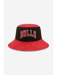 Βαμβακερό καπέλο New Era Washed Tapered Bulls χρώμα: κόκκινο
