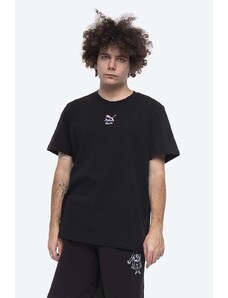 Βαμβακερό μπλουζάκι Puma x Kidsuper Studio χρώμα: μαύρο