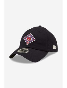 Βαμβακερό καπέλο του μπέιζμπολ New Era χρώμα μαύρο 60222287