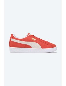 Σουέτ αθλητικά παπούτσια Puma Classic XXI χρώμα: κόκκινο