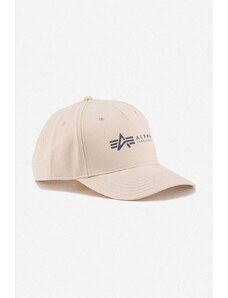 Καπέλο Alpha Industries χρώμα μπεζ 126912.578