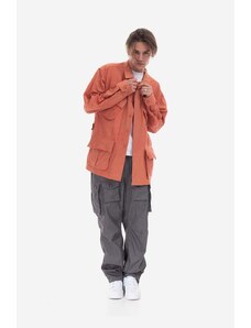 Βαμβακερό σακάκι Engineered Garments χρώμα: πορτοκαλί