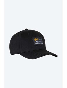 Καπέλο Alpha Industries χρώμα: μαύρο