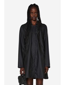 Μπουφάν Rains A-line W Jacket χρώμα: μαύρο