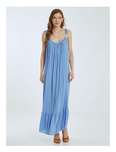 Celestino Φόρεμα με δέσιμο μπλε ανοιχτο για Γυναίκα