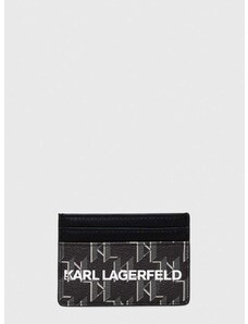 Θήκη για κάρτες Karl Lagerfeld χρώμα: μαύρο