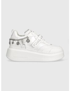 Δερμάτινα αθλητικά παπούτσια Karl Lagerfeld ANAKAPRI χρώμα: άσπρο, KL63540F F3KL63540F