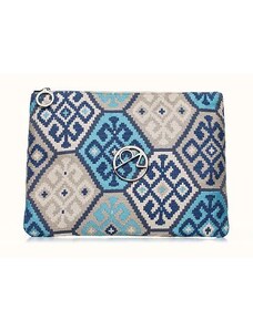 Blue Rug Madame - Clutch by Christina Malle CM97128