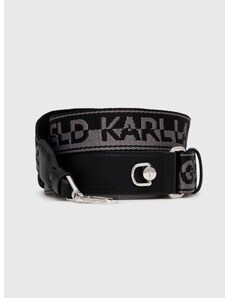 Λουρί τσάντας Karl Lagerfeld χρώμα: μαύρο