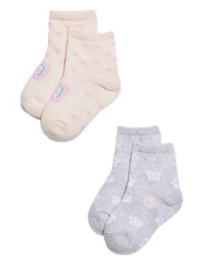 Ysabel Mora Βρεφικές Κάλτσες Κορίτσι Hearts - 2 Ζεύγη