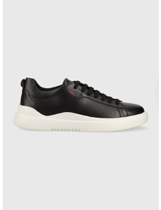 Δερμάτινα αθλητικά παπούτσια HUGO Blake χρώμα: μαύρο, 50499261 F350499261