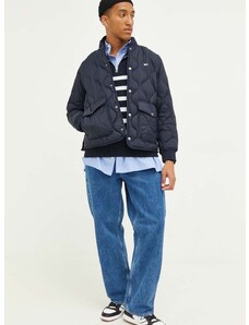 Μπουφάν με επένδυση από πούπουλα Tommy Jeans ανδρικό, χρώμα: ναυτικό μπλε