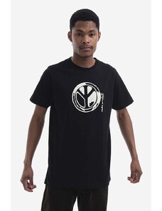 Βαμβακερό μπλουζάκι Maharishi Warhol Peace T-Shirt χρώμα: μαύρο