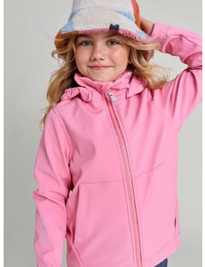 Παιδικό μπουφάν Reima Koivula χρώμα: ροζ