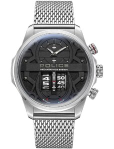 POLICE Rotorcrom - PEWJG0006504, Silver case with Stainless Steel Bracelet