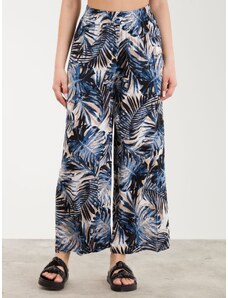 OBI Γυναικείο Παντελόνι με Print - Μπλε - 003005