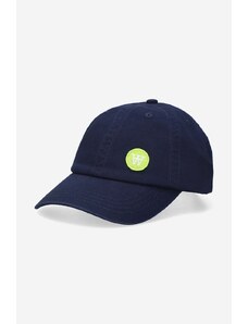 Βαμβακερό καπέλο του μπέιζμπολ Wood Wood Eli χρώμα: ναυτικό μπλε