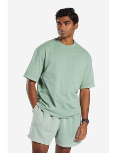 Βαμβακερό μπλουζάκι Reebok Classic Natural Dye χρώμα: πράσινο