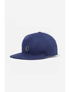 Βαμβακερό καπέλο του μπέιζμπολ Universal Works χρώμα: ναυτικό μπλε
