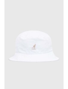 Βαμβακερό καπέλο Kangol Kapelusz Kangol Washed Bucket K4224HT WHITE χρώμα: άσπρο