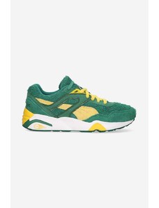 Δερμάτινα αθλητικά παπούτσια Puma R698 Super χρώμα: πράσινο