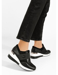 Zapatos Sneakers με πλατφόρμα Almona μαύρα