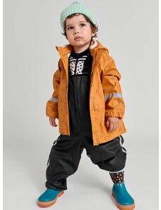Παιδικό μπουφάν και παντελόνι Reima Moomin Plask χρώμα: πορτοκαλί
