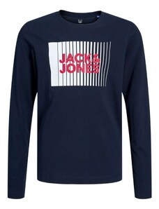 Jack & Jones Junior Μπλουζάκι μπλε / κόκκινο / λευκό